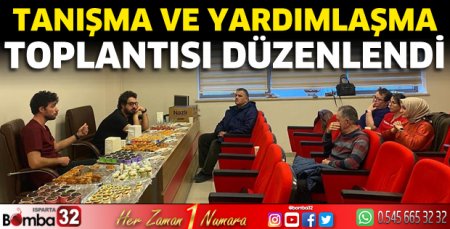 Hastanede tanışma ve yardımlaşma toplantısı düzenlendi 