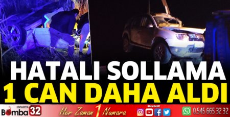 Hatalı sollama 1 can daha aldı
