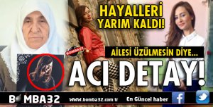 HATİCE ÖĞRETMENİN HAYALİ YARIM KALDI