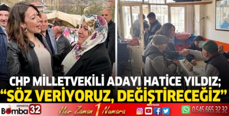 Hatice Yıldız’a Aksu’da büyük ilgi 