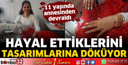 Hayal ettiklerini tasarımlarına döküyor