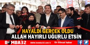 HAYAL GERÇEK OLDU HAYIRLISI OLSUN 
