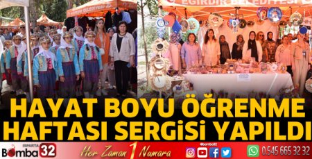 Hayat Boyu Öğrenme Haftası sergisi