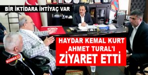 HAYDAR KEMAL KURT AHMET TURAL'I ZİYARET ETTİ