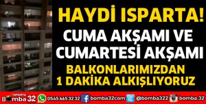 HAYDİ ISPARTA SENDE SAĞLIK ÇALIŞANLARINA DESTEK OL