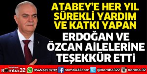 Hayırsever ailelere teşekkür