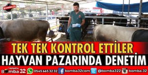 HAYVAN PAZARI DENETLEMELERİ SIKLAŞTIRILDI
