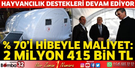 Hayvancılık destekleri devam ediyor