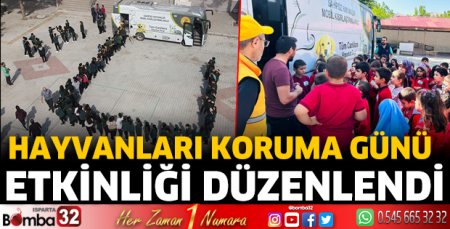 Hayvanları Koruma Günü etkinliği düzenlendi