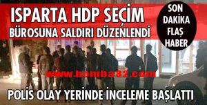 HDP SEÇİM KORDİNASYON MERKEZİNE SALDIRI
