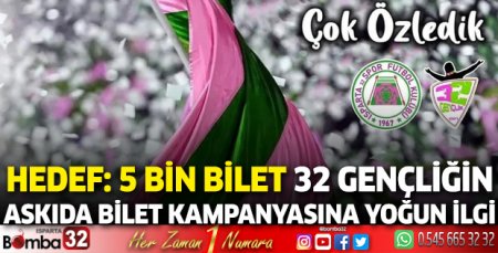Hedef: 5 bin bilet 32 Gençliğin askıda bilet kampanyasına yoğun ilgi