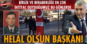 HELAL OLSUN BAŞKAN!