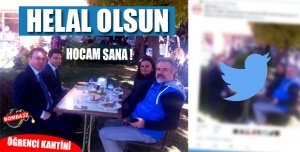 HELAL OLSUN SANA  REKTÖR HOCA !