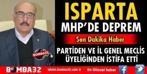 HEM PARTİDEN HEM İL GENEL MECLİS ÜYELİĞİNDEN İSTİFA ETTİ