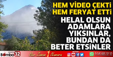 Hem video çekti hem isyan etti