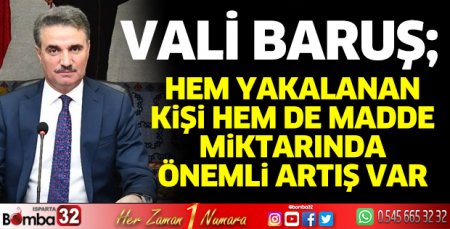 Hem yakalanan kişi hem de madde miktarında önemli artış var