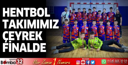 Hentbol takımımız çeyrek finalde 