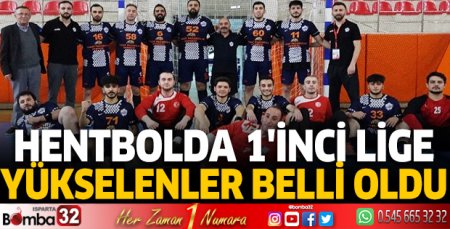 Hentbolda 1'inci lige yükselenler belli oldu