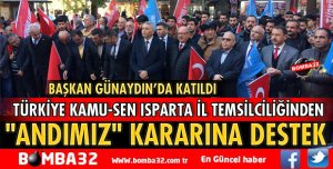 HEP BİR AĞIZDAN ANDIMIZI OKUDULAR