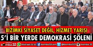 HEPSİ AYNI YERDE TAM BİR DEMOKRASİ ŞÖLENİ 