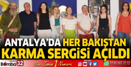 'Her Bakıştan Karma' sergisi açıldı