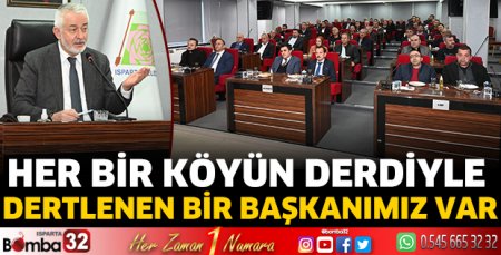Her bir köyün derdiyle dertlenen bir başkanımız var