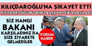 HER GELENE BAKANLARI ŞİKAYET EDİYOR