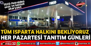 HER PAZARTESİ TANITIM GÜNLERİNE BEKLİYORUZ