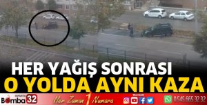 Her yağış sonrası aynı kaza