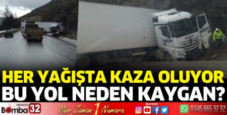 Her yağışın ardından kaza oluyor