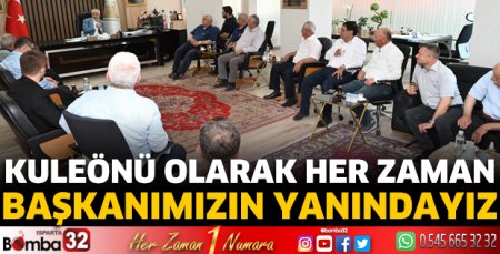 Her zaman başkanımızın yanındayız 
