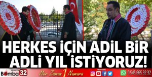 Herkes için adil bir adli yıl istiyoruz