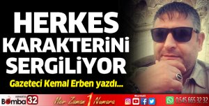 Herkes karakterini sergiliyor