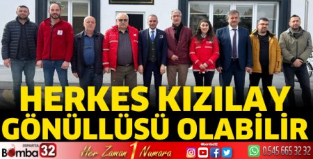 Herkes Kızılay gönüllüsü olabilir