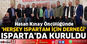 Herşey Ispartam İçin Derneği kuruldu