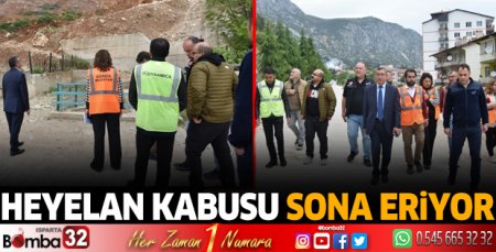Heyelan kabusu sona eriyor