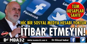 HİÇ BİR SOSYAL MEDYA HESABI BULUNMAMAKTADIR