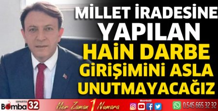 Hilmi Yılmaz'ın 15 Temmuz mesajı