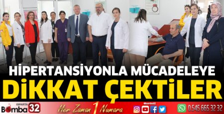 Hipertansiyonla Mücadeleye Dikkat Çektiler