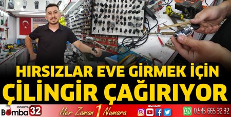 Hırsızlar çilingir çağırıyor