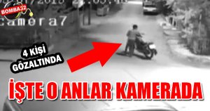 HIRSIZLIK ANI  KAMERADA 
