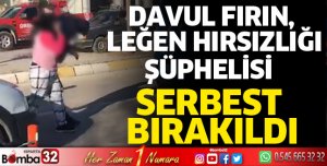Hırsızlık şüphelisi serbest bırakıldı