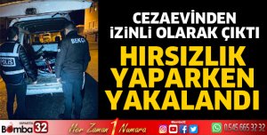 Hırsızlık yaparken suçüstü yakalandılar