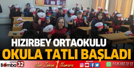 Hızırbey Ortaokulu ders zilini çaldı