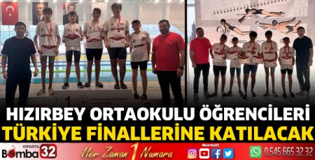 Hızırbey Ortaokulu öğrencileri Türkiye finallerine katılacak 