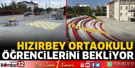 Hızırbey Ortaokulu öğrencilerini bekliyor