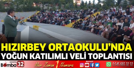 Hızırbey Ortaokulu’nda veli toplantısı yapıldı