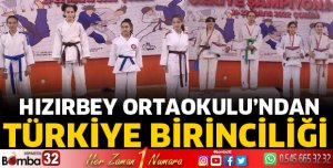 Hızırbey Ortaokulu’ndan Türkiye birinciliği