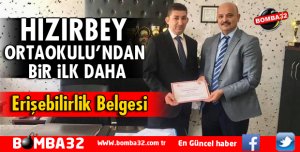 HIZIRBEY ORTAOKULUNA ERİŞEBİLİRLİK BELGESİ