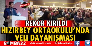 HIZIRBEY ORTAOKULU'NDA VELİ DAYANIŞMASI